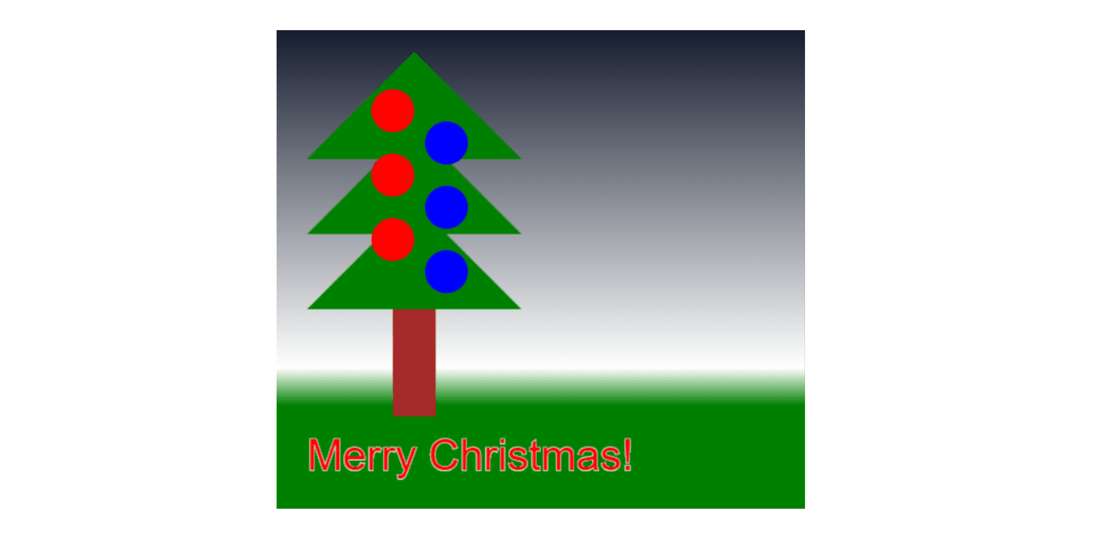 HTML Canvas Christmas tutorial - part 1: BASICS